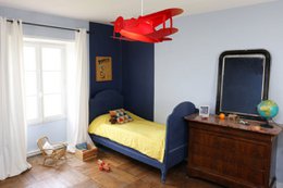 LAMPADA A SOSPENSIONE PER BAMBINI AEREO ROSSA