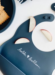 Silikon-Lätzchen - Ozeanblau