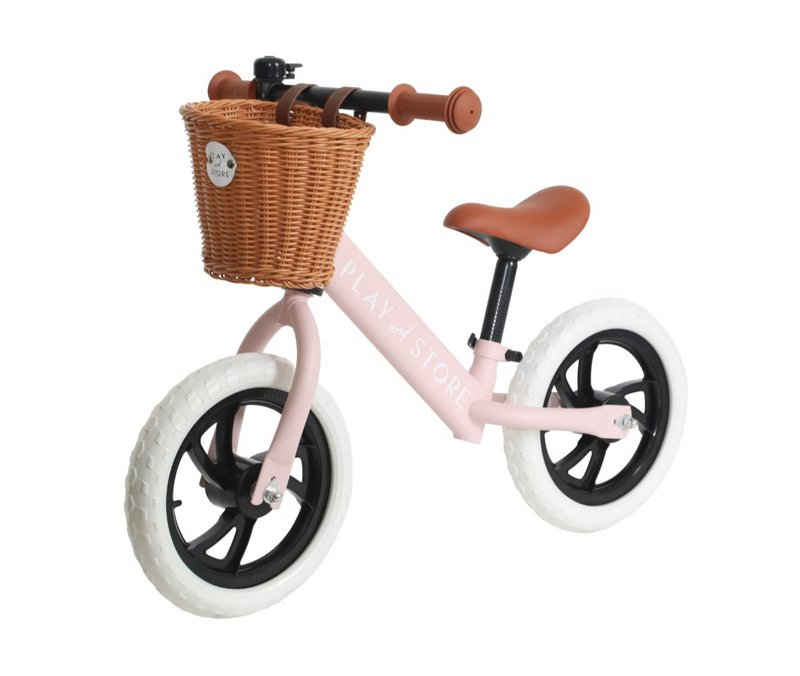 Balance Bike Pink Play and Store