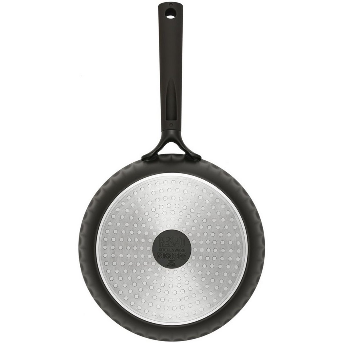 Poêle RESTO Ø26 cm Ascella 940010 – Noir – Revêtement Antiadhésif sans PFAS – Adaptée à l'Induction & Tous Feux de Chaleur – Aluminium Recyclé