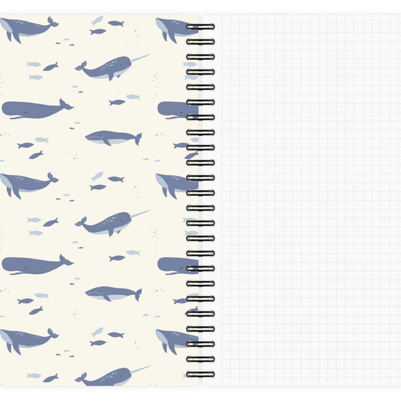 Notesblok Ocean mønster A5