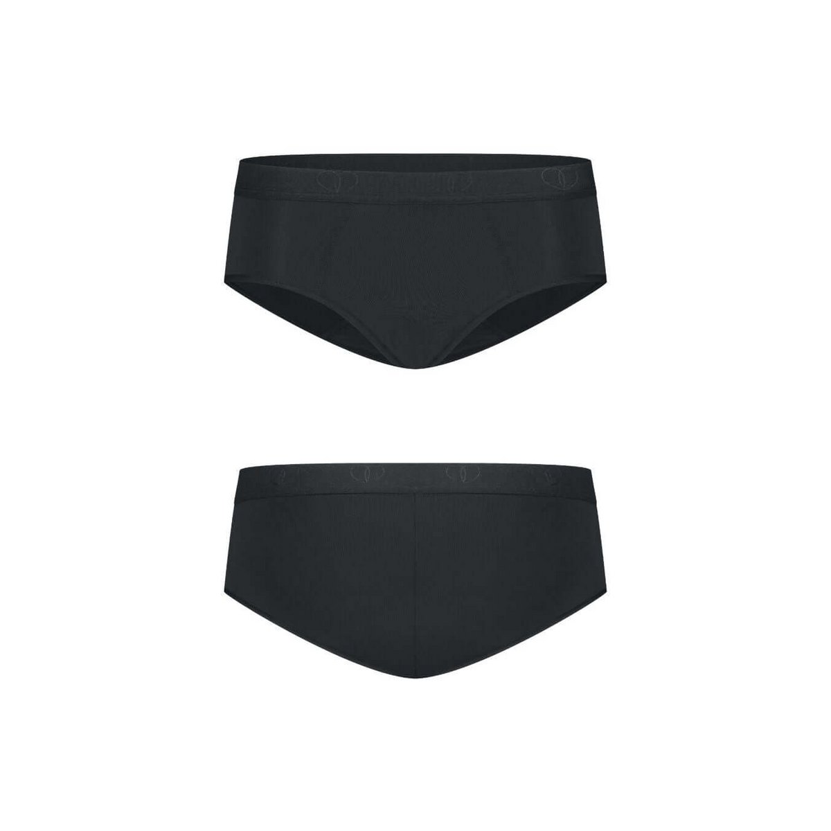Pantaloni mestruali per ragazze hipster – assorbimento pesante (stampa nera, rosa)