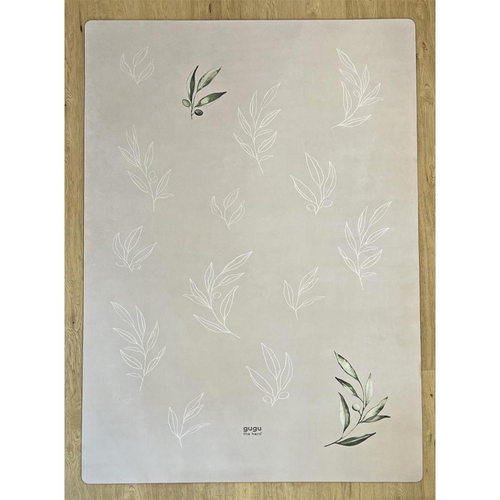 Natuurrubbermat Prime Olive Garden groot