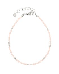 Little Beads Anklet - Soft Pink