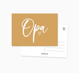 A6 Ansichtkaart || Lieve opa