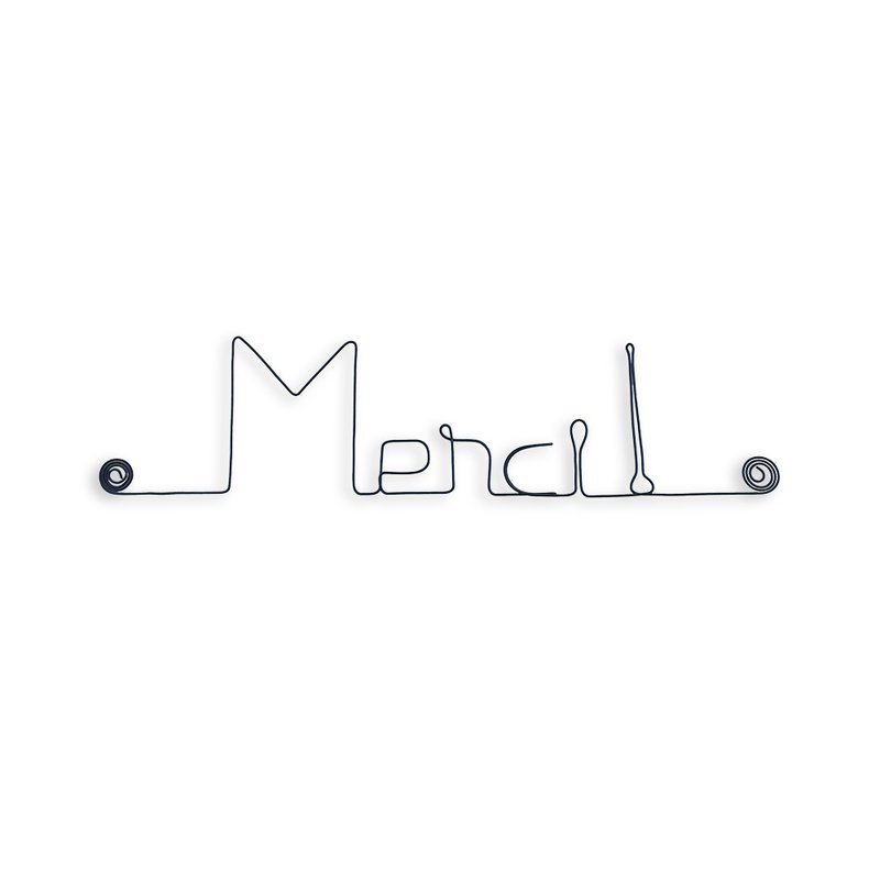 Wire message “Thank you!”