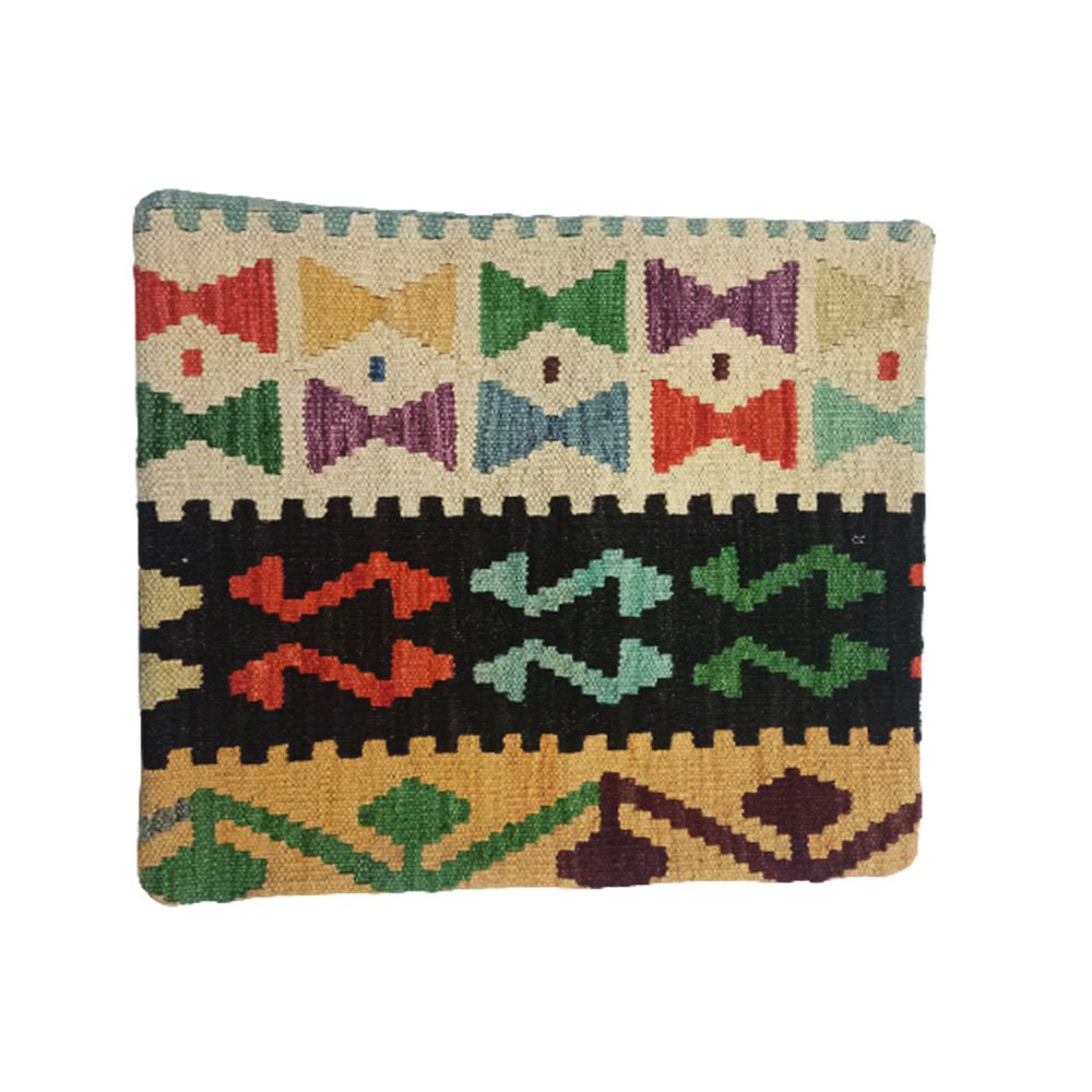 Funda de Cojín Kilim Tejido a Mano Liquen