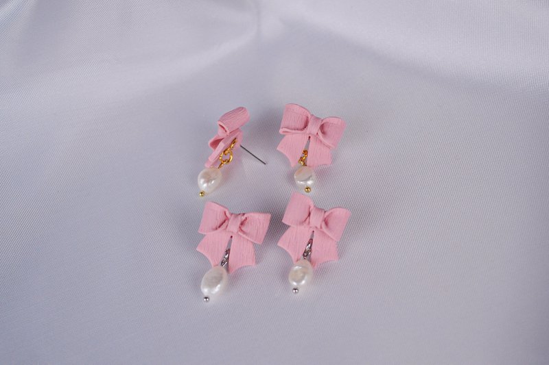 Coquette øreringe i pink