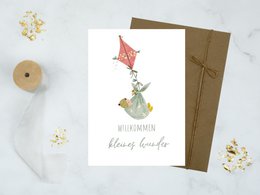 Carte de naissance "Welcome Little Miracle"