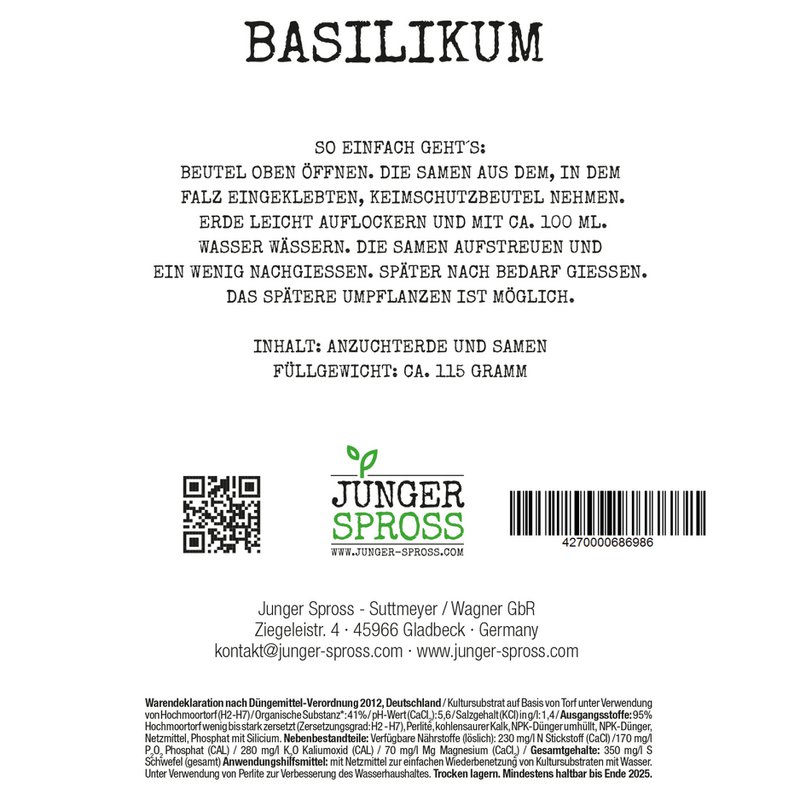 Til en særlig kær person! (Basilikum)