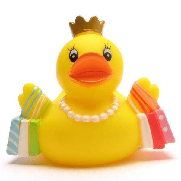 Badeente Shopping-Queen