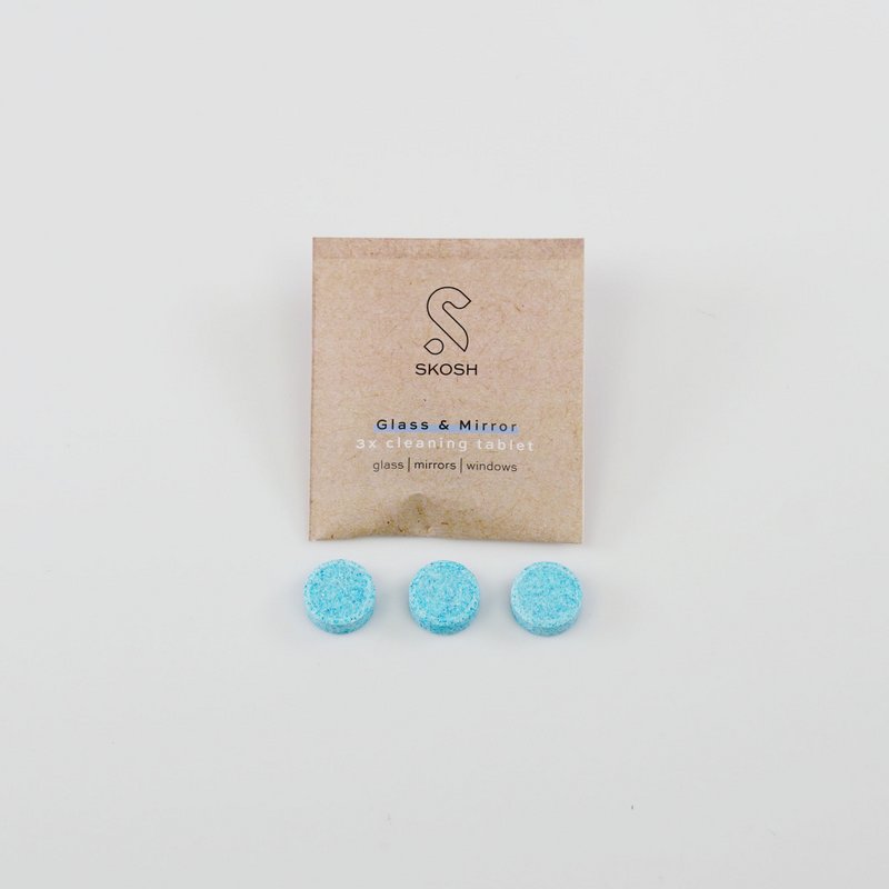Cleaning Tabs Skosh 3-pack, Glas & Spejl
