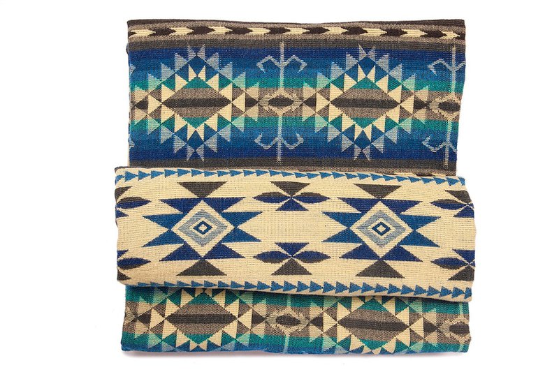 Ecuadorian alpaca blanket | native blanket | Cotopaxi Blue