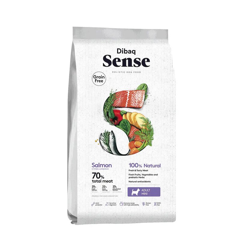 DIBAQ Sense grain-free salmon MINI 2kg