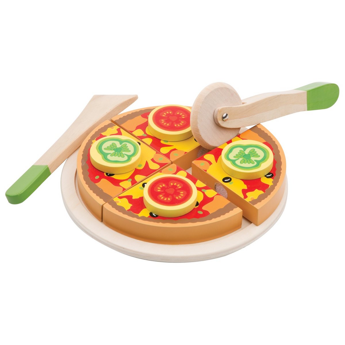 Set da gioco per pizza in legno