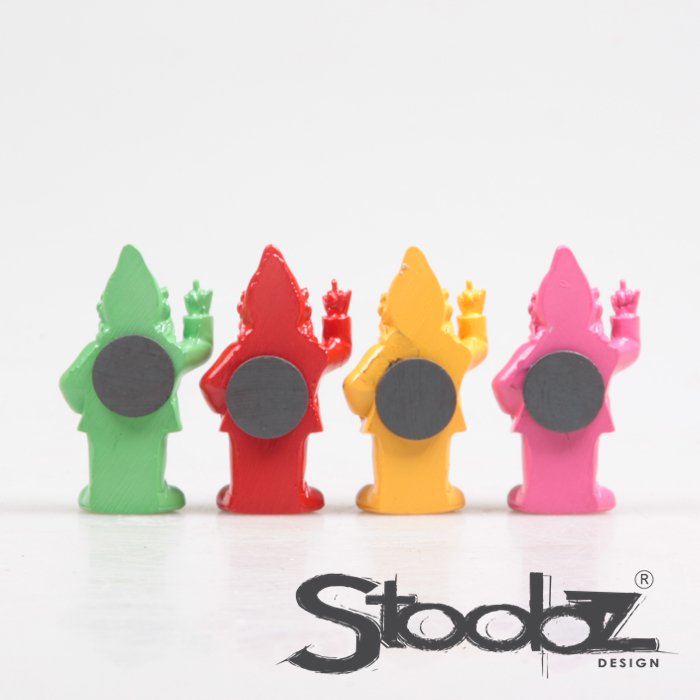 Stoobz Design f*ck You Kabouter Magnoet 4 Klr Ass L/R/G/F 9 cm