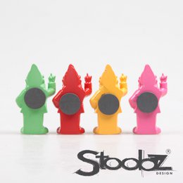 Stoobz Design F*CK You Kaboutter Magneet 4 Klr Ass l/r/g/f 9 cm