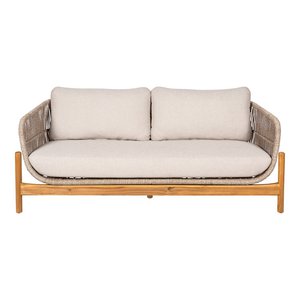 Terracina Lounge Sofa - Brown/Beige, Acacia/Rope/Steel, 78.5x175x72 cm