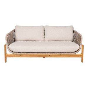 Terracina Lounge Sofa - Brown/Beige, Acacia/Rope/Steel, 78.5x175x72 cm