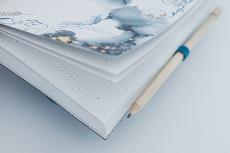 vegan bio-leather notebook - Luisa