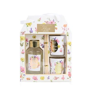 Fleur Pink Aromatic Gift Set By SoapTales