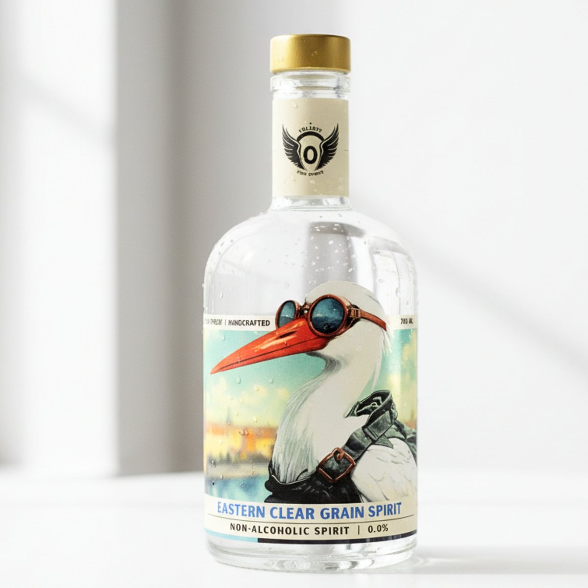 Volante Eastern Clear Grain Spirit 0.0% – Distillato analcolico stile Vodka – 700 ml