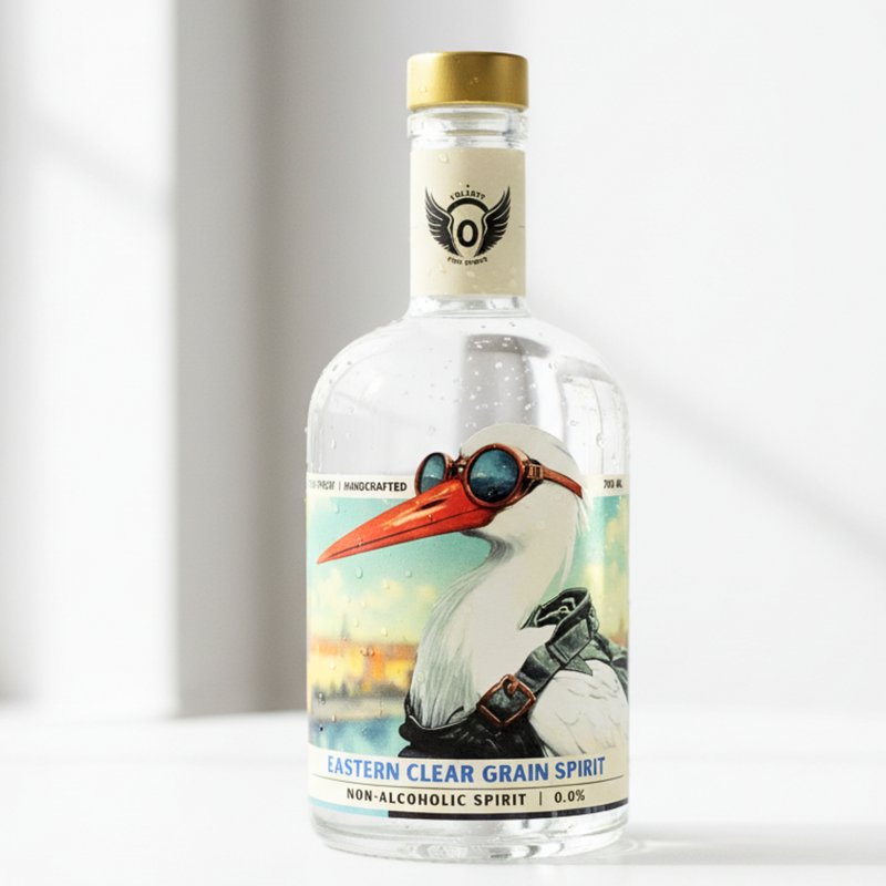 Volante Eastern Clear Grain Spirit 0.0% – Non-Alcoholic Vodka-Style Spirit – 700 ml