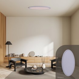 LED loftslampe "Sorrent" Oval 60x30cm