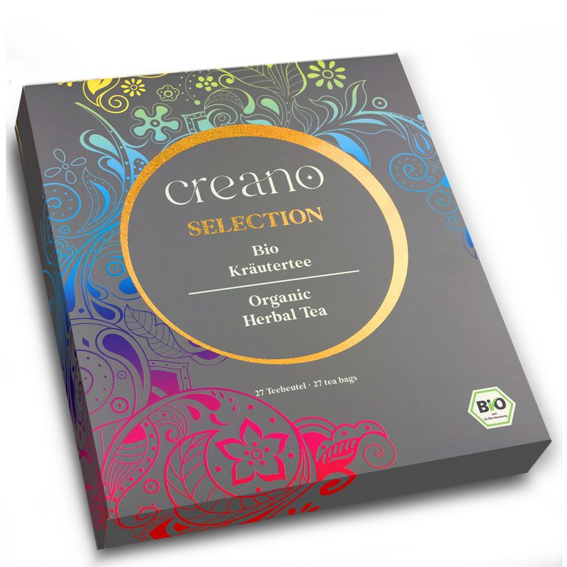 Set regalo tisane biologiche Creano 27 bustine da 54g