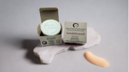 Balancage certifié biologique Shampooing solide - bois de santal - Types de cheveux normaux et de tous les cheveux 60G