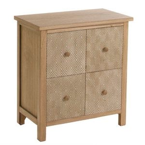 BOHO-GRAVIERTER SCHRANK MIT 4 SCHUBLADEN HH22212057 (8444) NO11