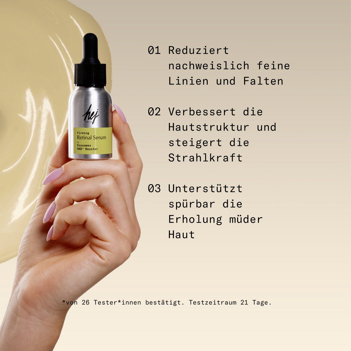 Ujędrniające serum do siatkówki | Serum witaminy A wykorzystuje egzosom