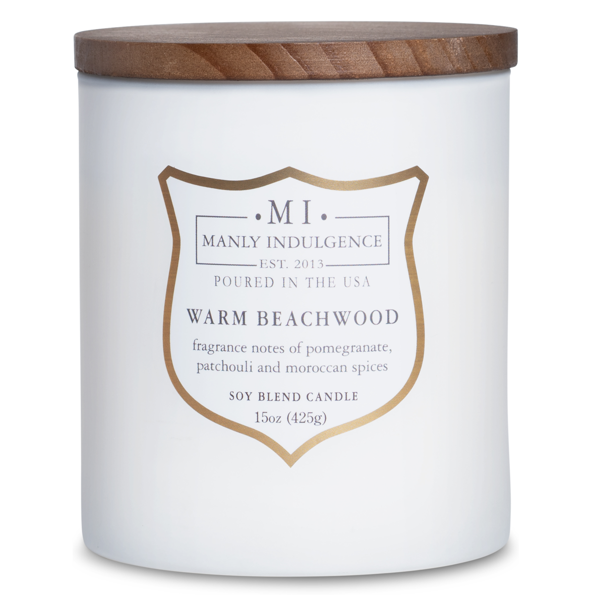 Duftlys Warm Beachwood - 425g