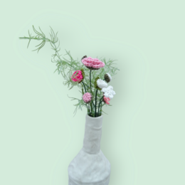 Bouquet Rose/blanc