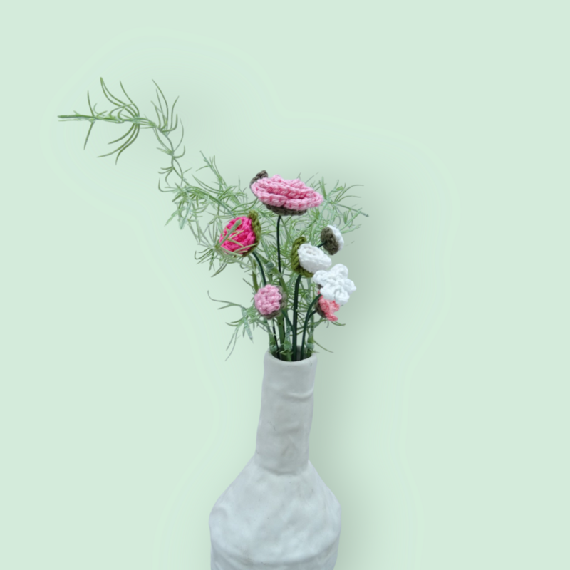 Bouquet Rose/blanc