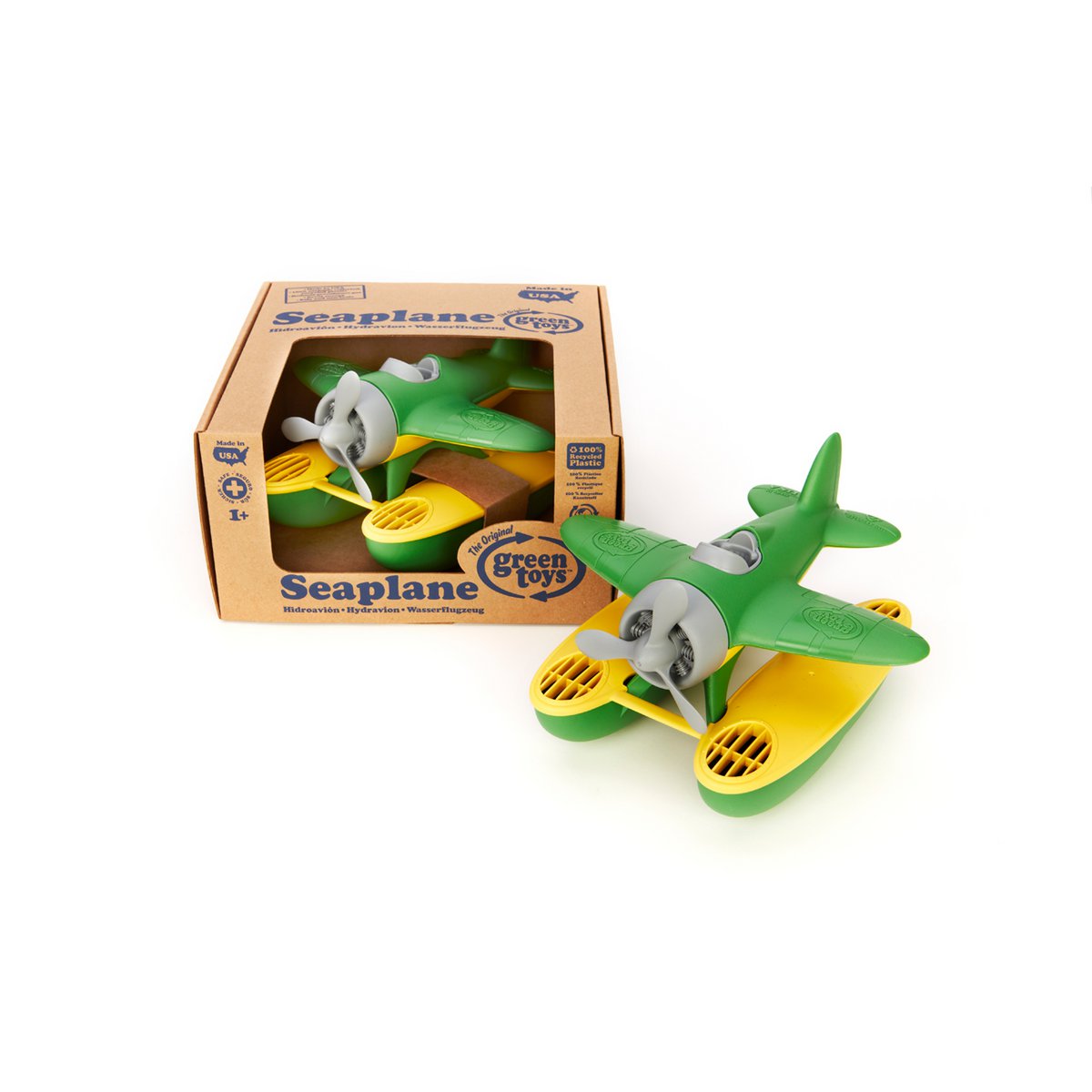 GreenToys - Watervliegtuig Groen