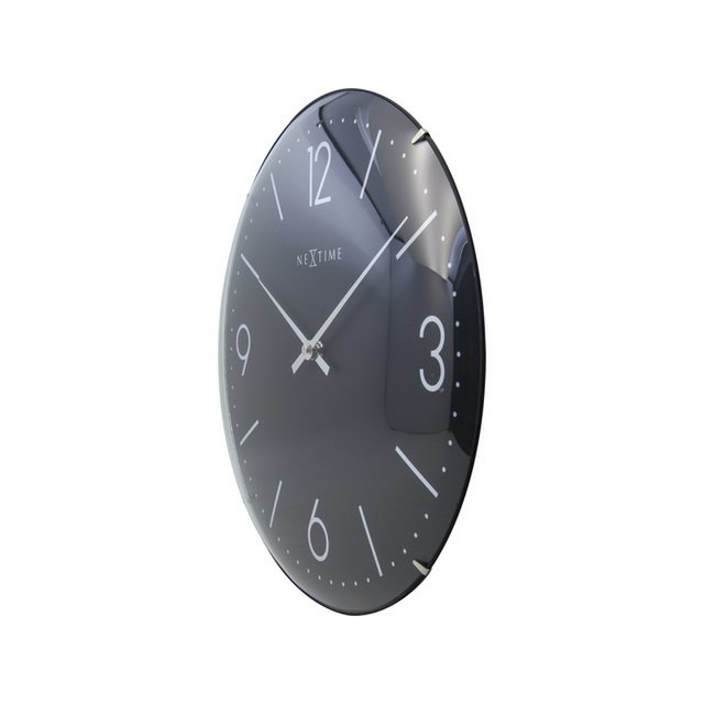 Horloge murale NeXtime Basic Dome 35 cm noir