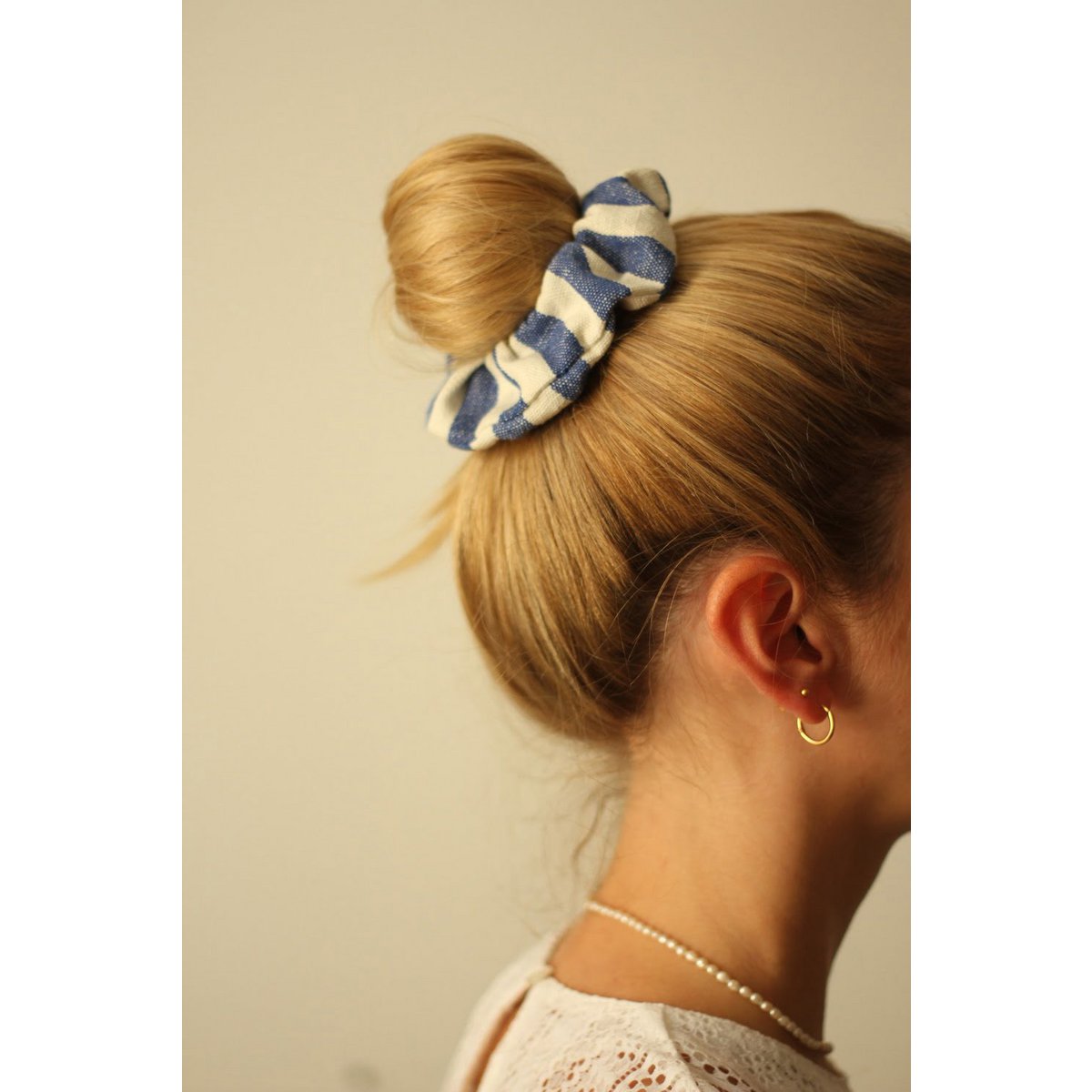 Handmade Scrunchie Ole | Blue