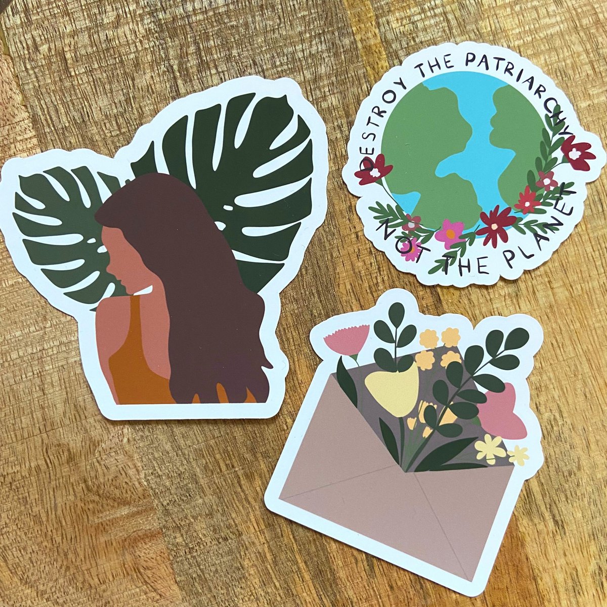 Set de pegatinas Amantes de las plantas