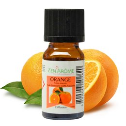 Essential Oil – Sweet Orange - 10 ml – Use for Diffusion – Packaged in France