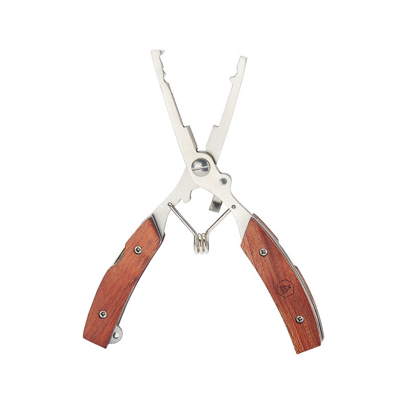 LAGUIOLE COFRET PECHEUR SET FISHING SCISSORS ROSEWOOD GRIP