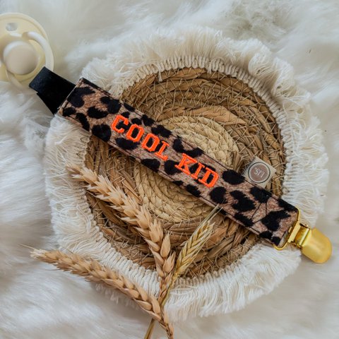 Schnullerclip - Leopard