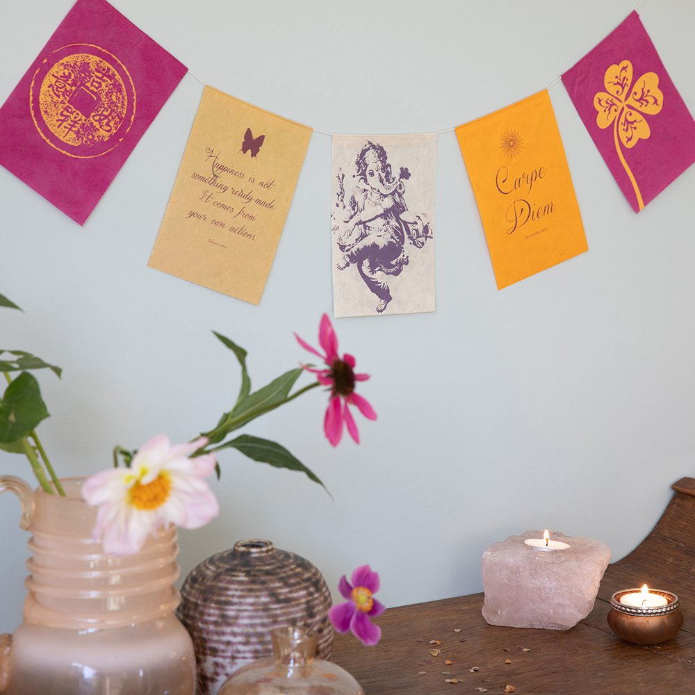 Wishing flag | Happiness | Greeting Card