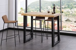LOFT TABLE 120 NORDISH OAK / BLACK. OK1196 (8472)