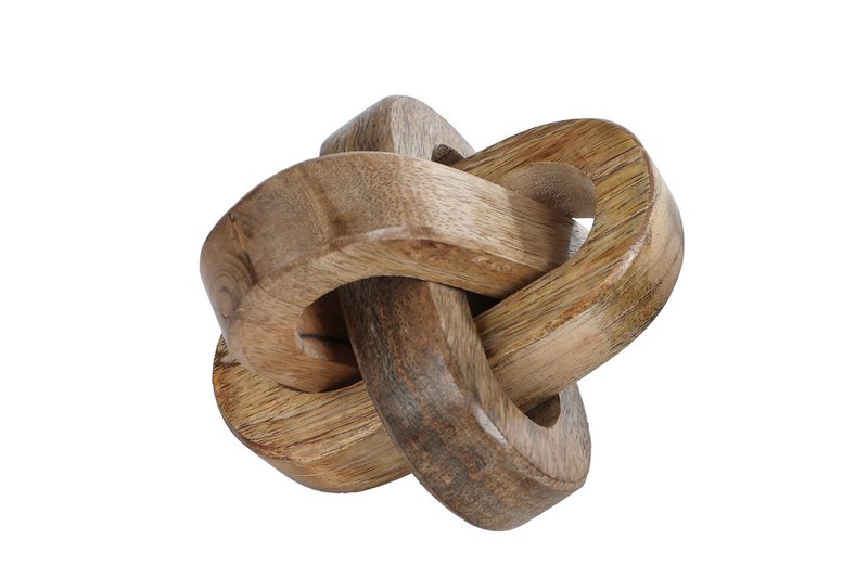 Knoop natural mango sculpture