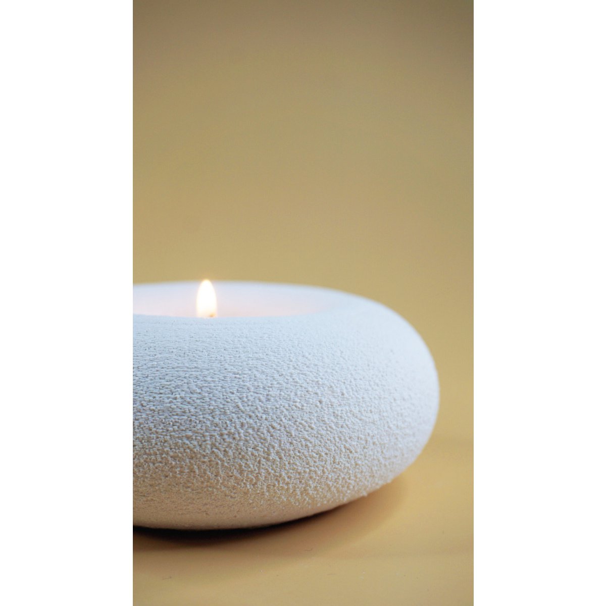 FUZZY Donut candleholder