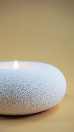 FUZZY Donut candleholder