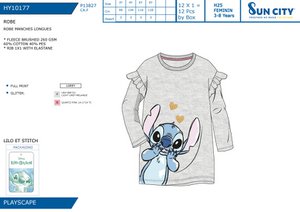 Lot von 12 Einheiten | Lilo und Stitch Langarmkleid für Kinder | Offiziell lizenzierte Produkte | SUN CITY-Gruppe