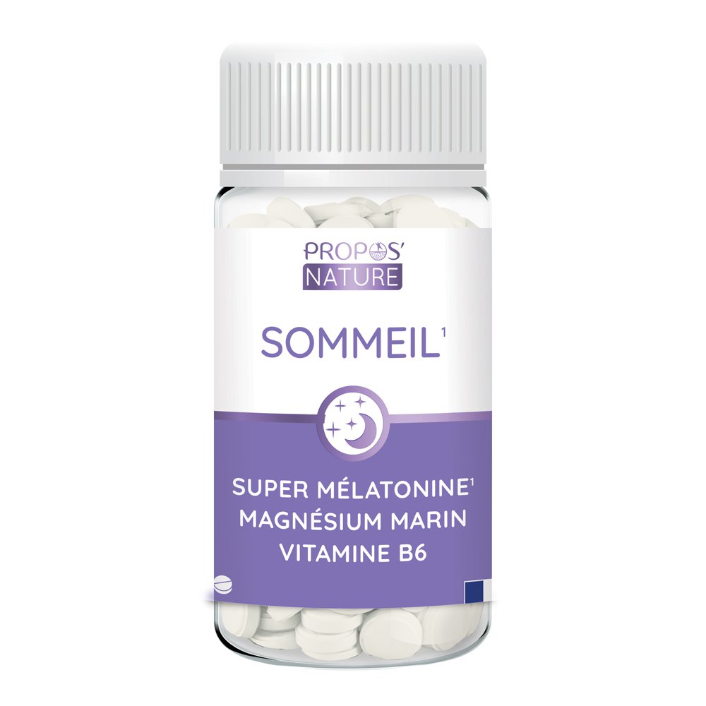 COMPLEXE SOMMEIL - MÉLATONINE, MAGNÉSIUM & VITAMINE B6 - 60 COMPRIMÉS