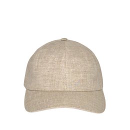 Naturlig linned baseballkasket CacheMio® |Ubleget stof | Uforarbejdet linned